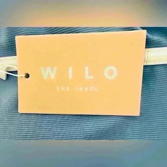 Wilo The Label, Short Rib Romper, Women’s Size Small, Blue, NWT - Picture 5 of 9